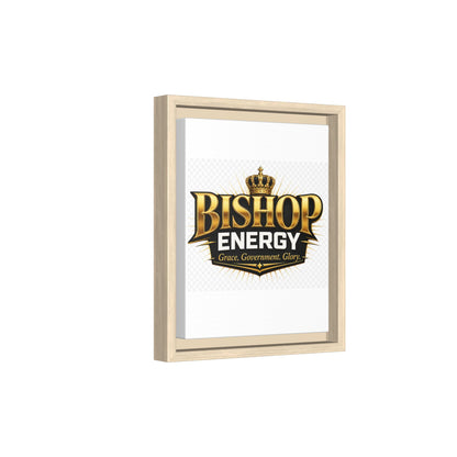 Framed Canvas Art - "Bishop Energy" Gold Crown Logo (Matte)