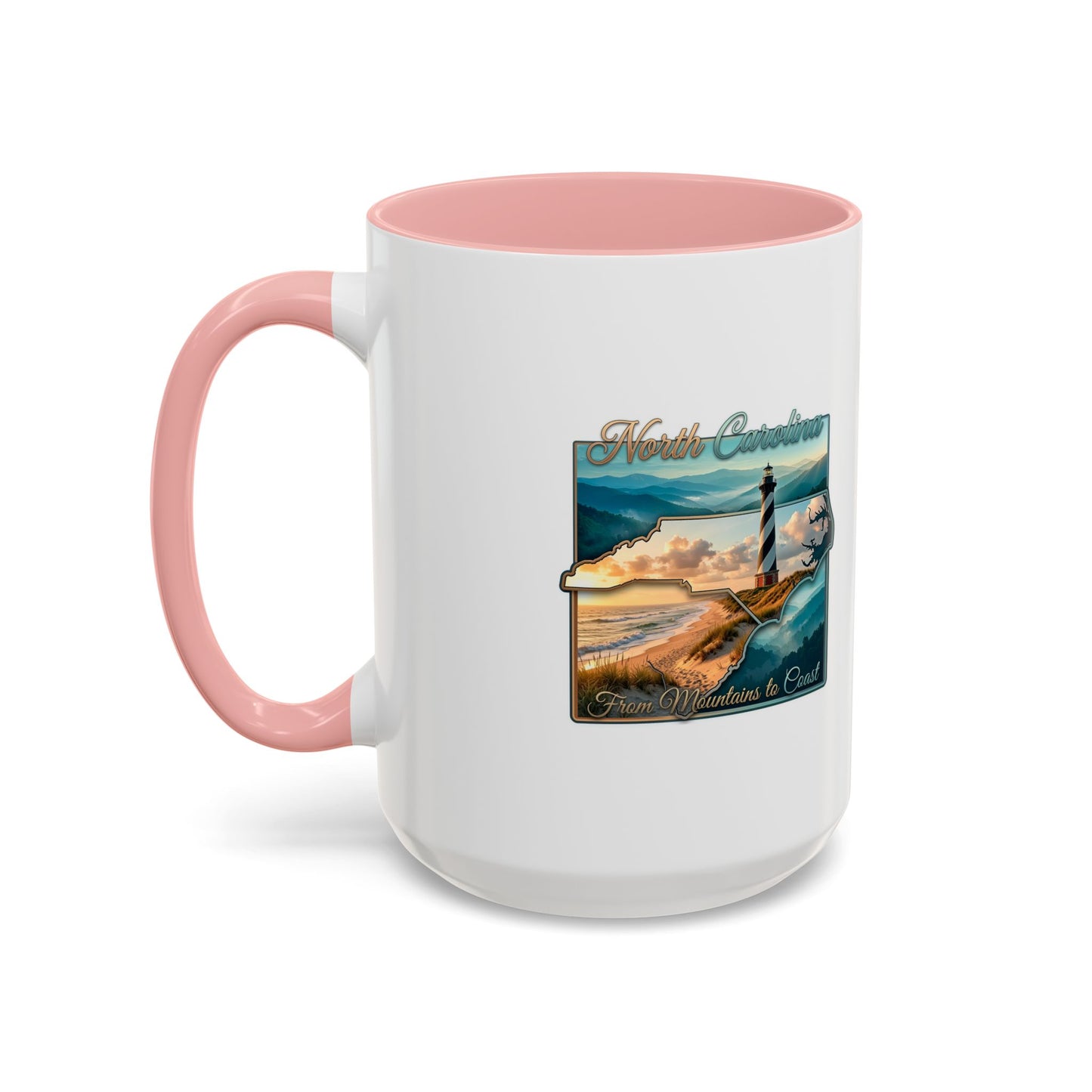 Coastal Lighthouse Coffee Mug – From Mountains to Coast Accent Mug