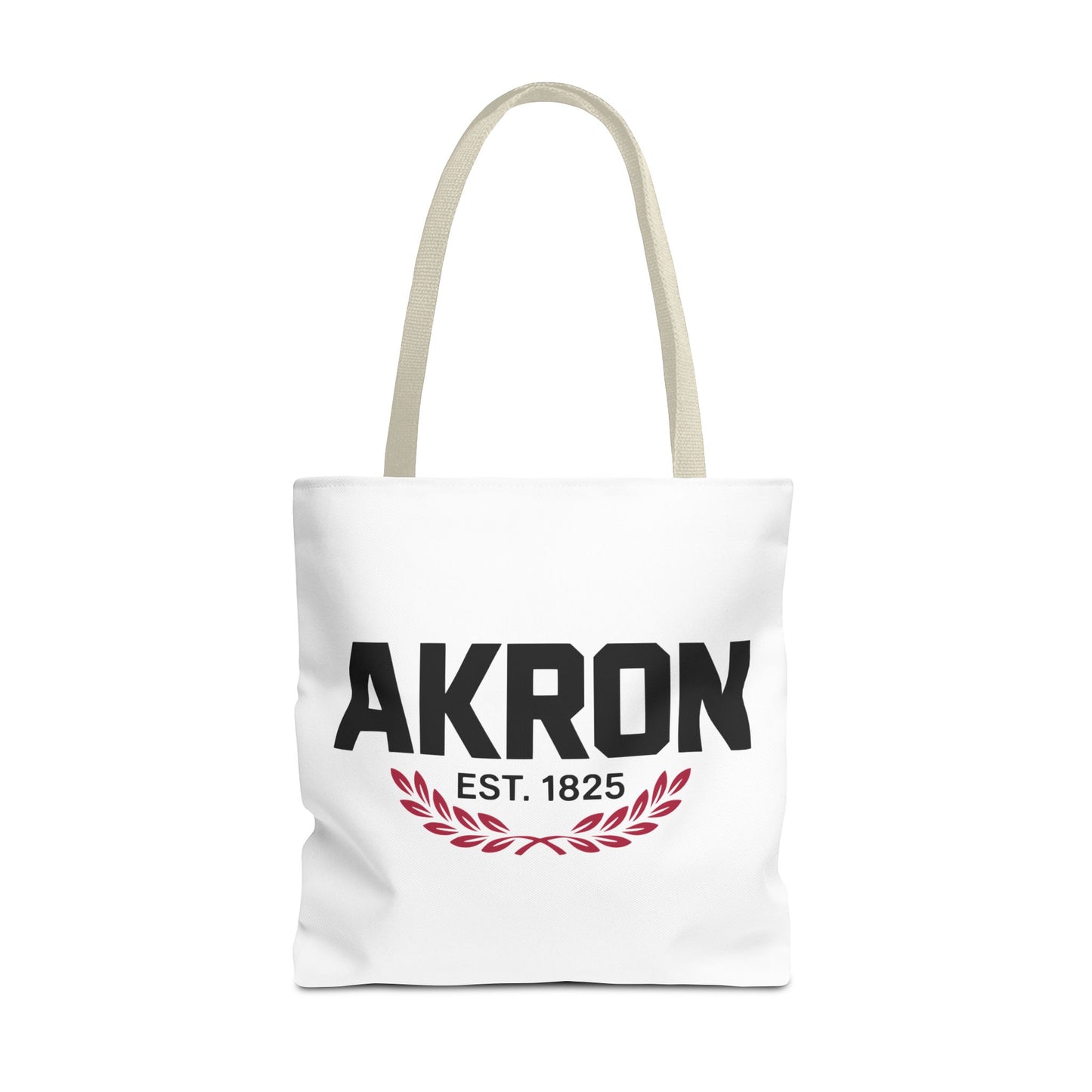 Akron Est. 1825 Tote Bag — City Pride Canvas Tote