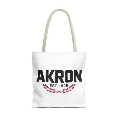 Akron Est. 1825 Tote Bag — City Pride Canvas Tote