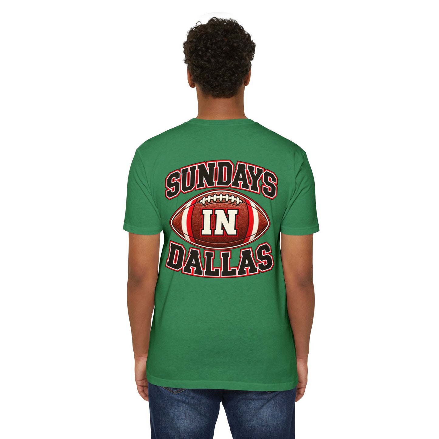 Sundays in Dallas Football T-Shirt