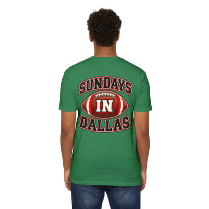 Sundays in Dallas Football T-Shirt