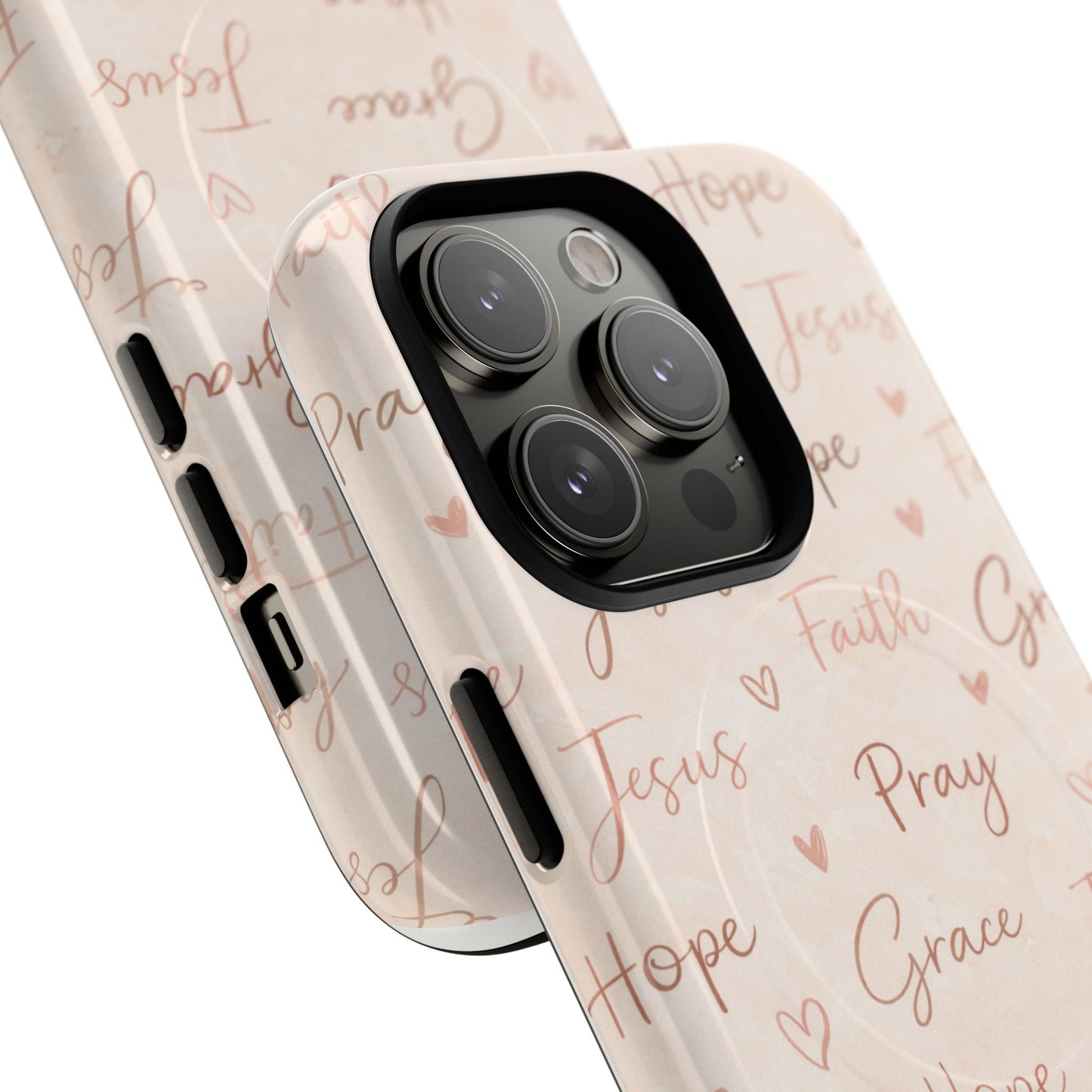 Christian Words Tough Magnetic Phone Case — Hope Pray Grace Jesus Faith