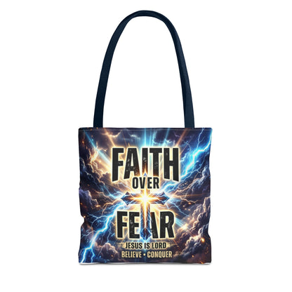 Faith Over Fear Tote Bag