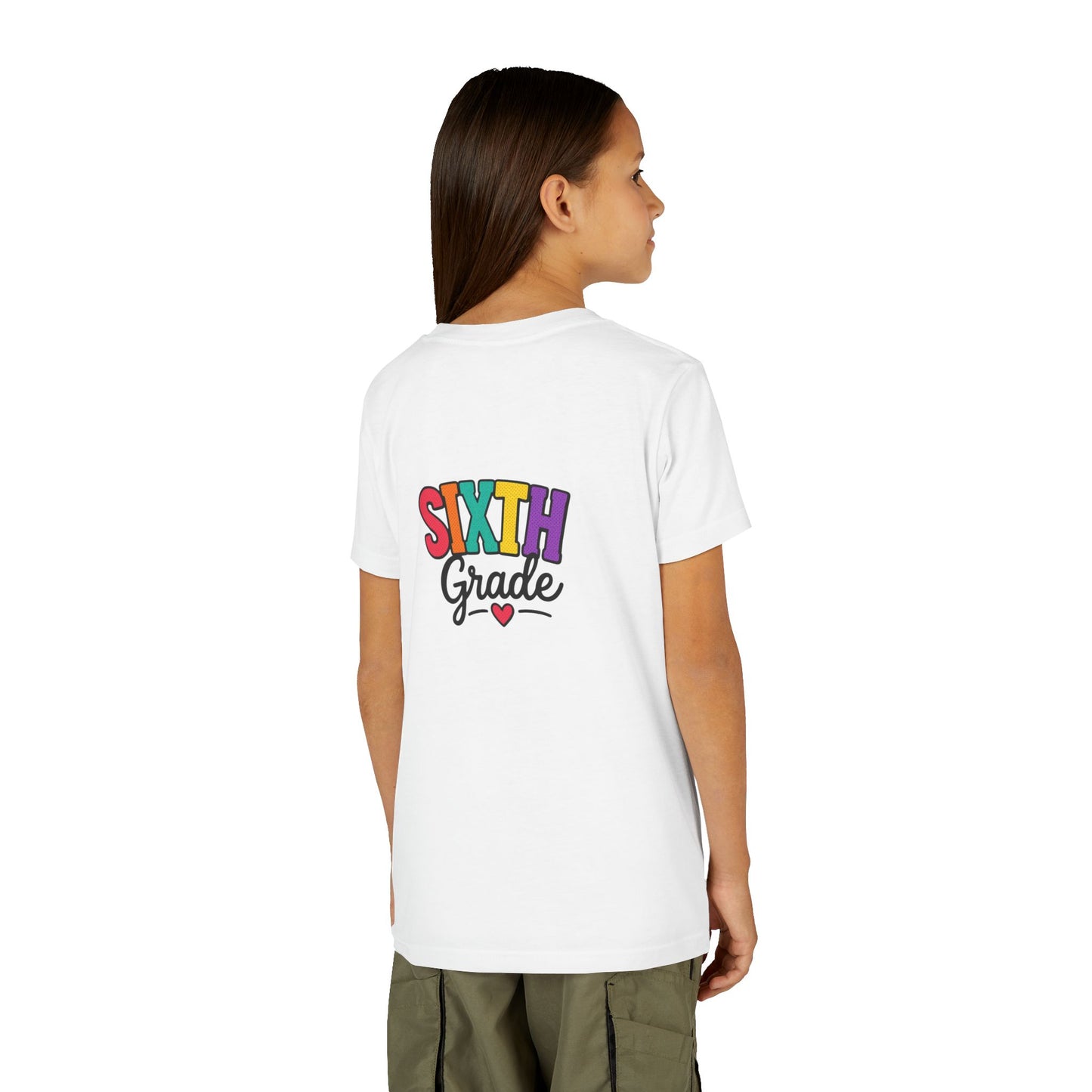 Sixth Grade Youth Tee – Colorful Back to School Shirt