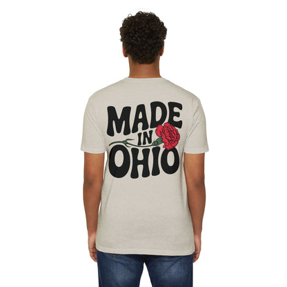 Made in Ohio T-Shirt — Vintage Floral State Pride Tee