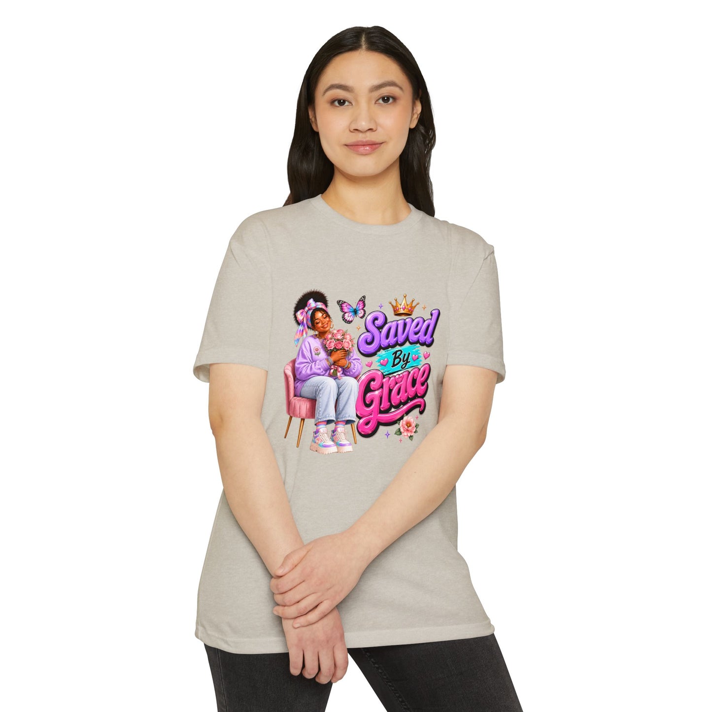 Saved By Grace T-Shirt — Faith-Inspired Graphic Tee