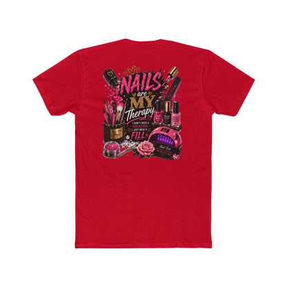 Nails Are My Therapy T-Shirt — Nail Tech & Manicurist Graphic Tee