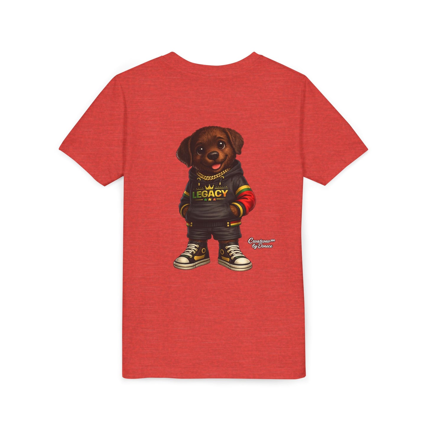 Youth Dog Tee — 'Legacy' Streetwear Puppy Graphic Shirt