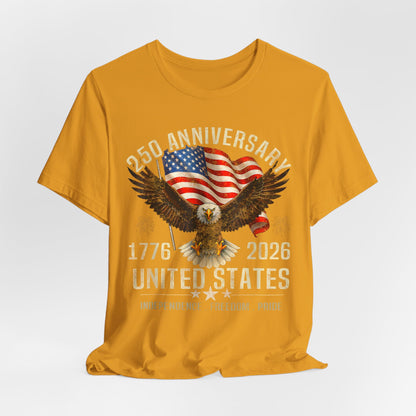 250th Anniversary United States Eagle T-Shirt – 1776–2026 Patriotic Tee