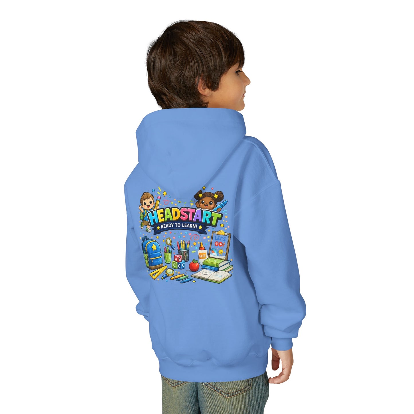 Head Start Kids Hoodie – 'Ready to Learn' Back-to-School Youth Sweatshirt