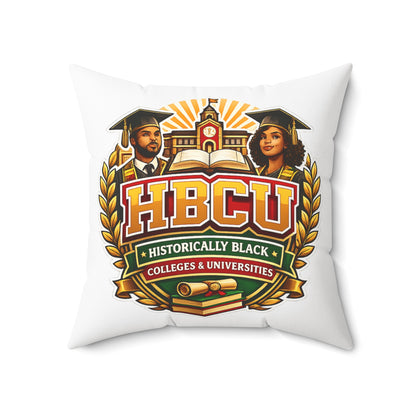 HBCU Crest Pillow — Historically Black Colleges & Universities Decorative Throw Pillow