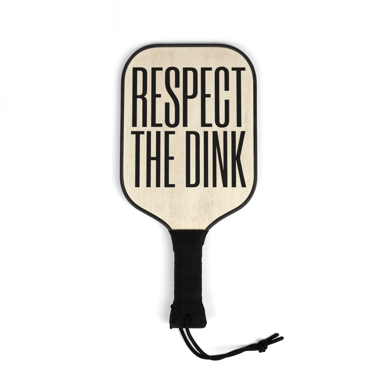Respect The Dink Pickleball Paddle Set — Funny Pickleball Kit with 2 Paddles & Balls