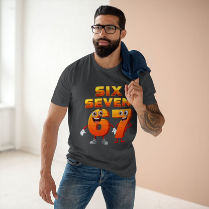 Six Seven 67 Cartoon Tee – Funny Number Graphic T-Shirt