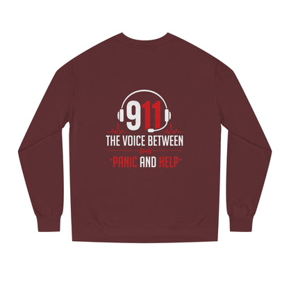 911 Dispatcher Crewneck Sweatshirt — “The Voice Between Panic and Help”