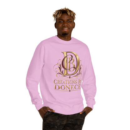 Crewneck Sweatshirt — Creations By Donece Gold Monogram Logo
