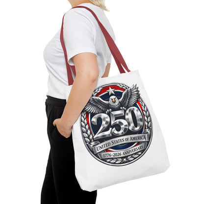 250th USA Anniversary Tote Bag — Patriotic Eagle 1776–2026 Commemorative Tote
