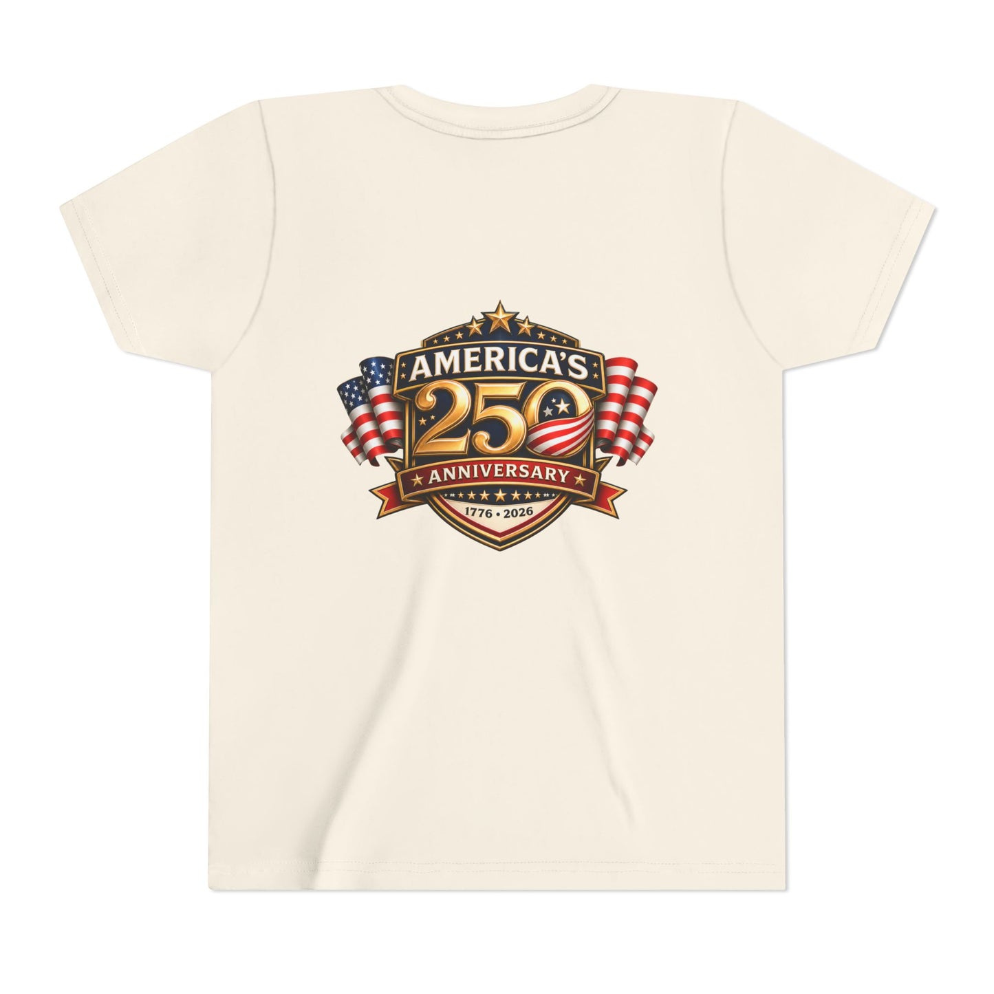 America's 250th Anniversary Youth Tee - Patriotic 1776–2026 Celebration Shirt