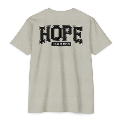 Hope Psalm 130:5 T-Shirt — Inspirational Faith Tee