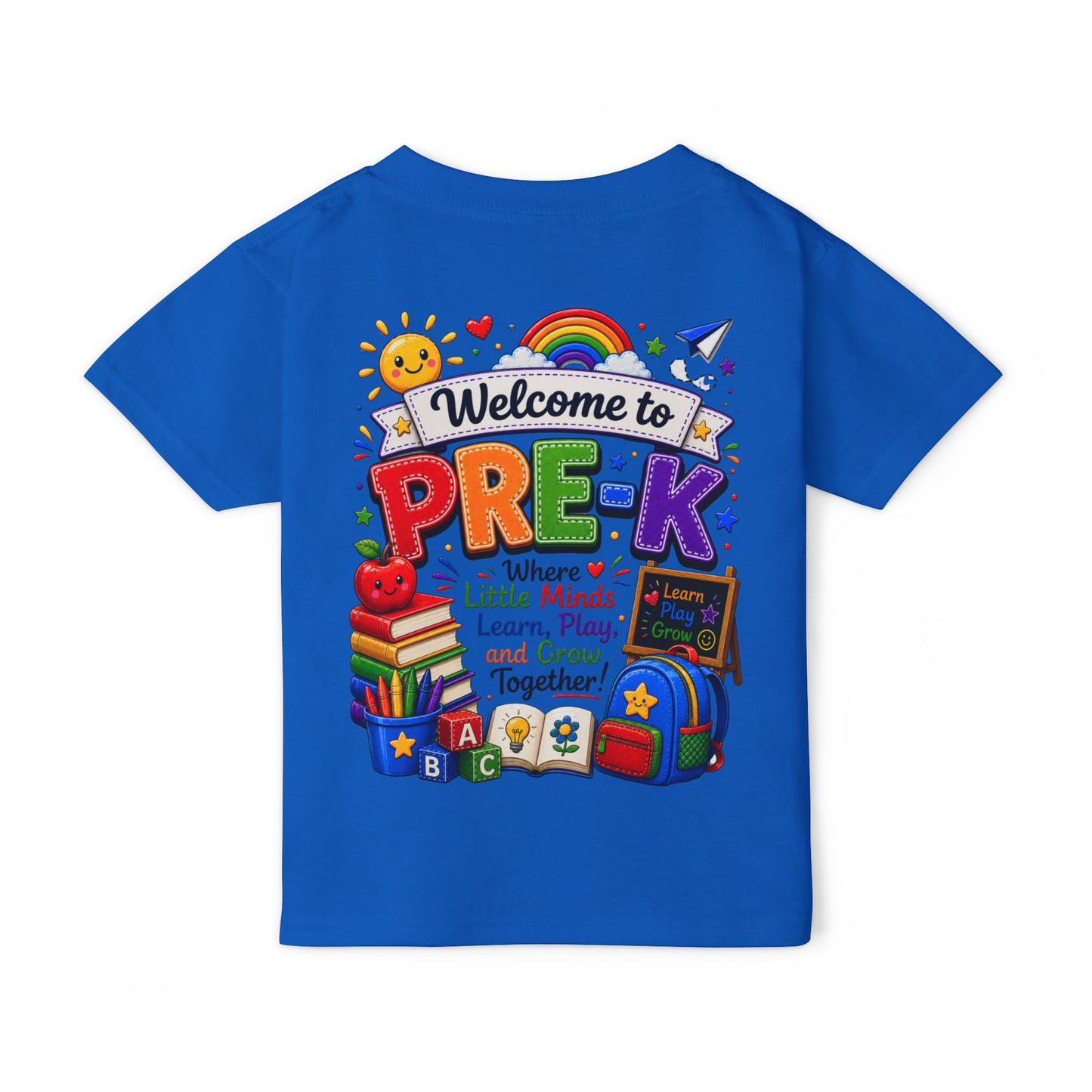 Welcome to Pre-K Toddler T-Shirt — Colorful Back-to-School Preschool Shirt