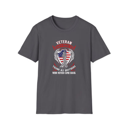 Veteran Tribute  Thank My Brothers Who Never Came Back T‑Shirt