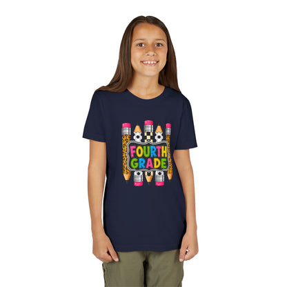 Fourth Grade Pencil Kids Tee – Back to School Youth Shirt