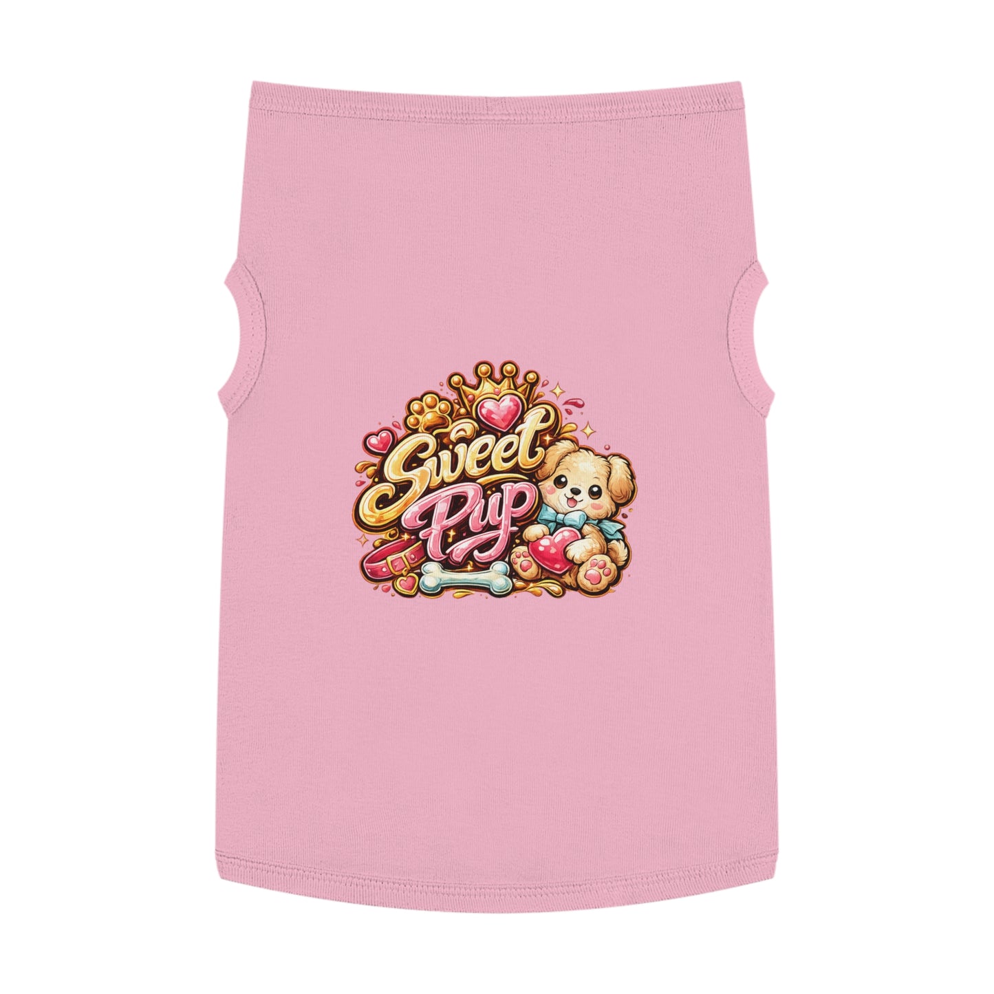 Sweet Pup Dog Tank Top — Cute Puppy Graphic Pet Tee