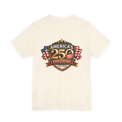 America's 250th Anniversary T-Shirt – 1776–2026 Patriotic USA Flag Tee