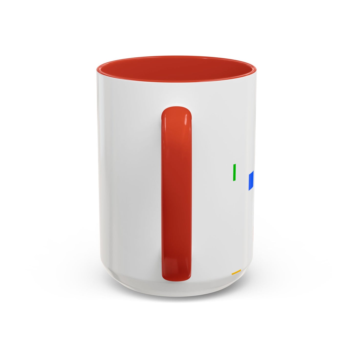 Accent Coffee Mug — 'Different Not Less' Pride-Inclusive Color Block Design (11/15oz)