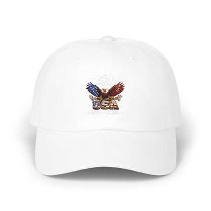 Patriotic Eagle Dad Cap – USA Flag Vintage Embroidered Baseball Hat