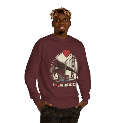 San Francisco Sweatshirt – I  San Francisco Golden Gate Bridge Crewneck