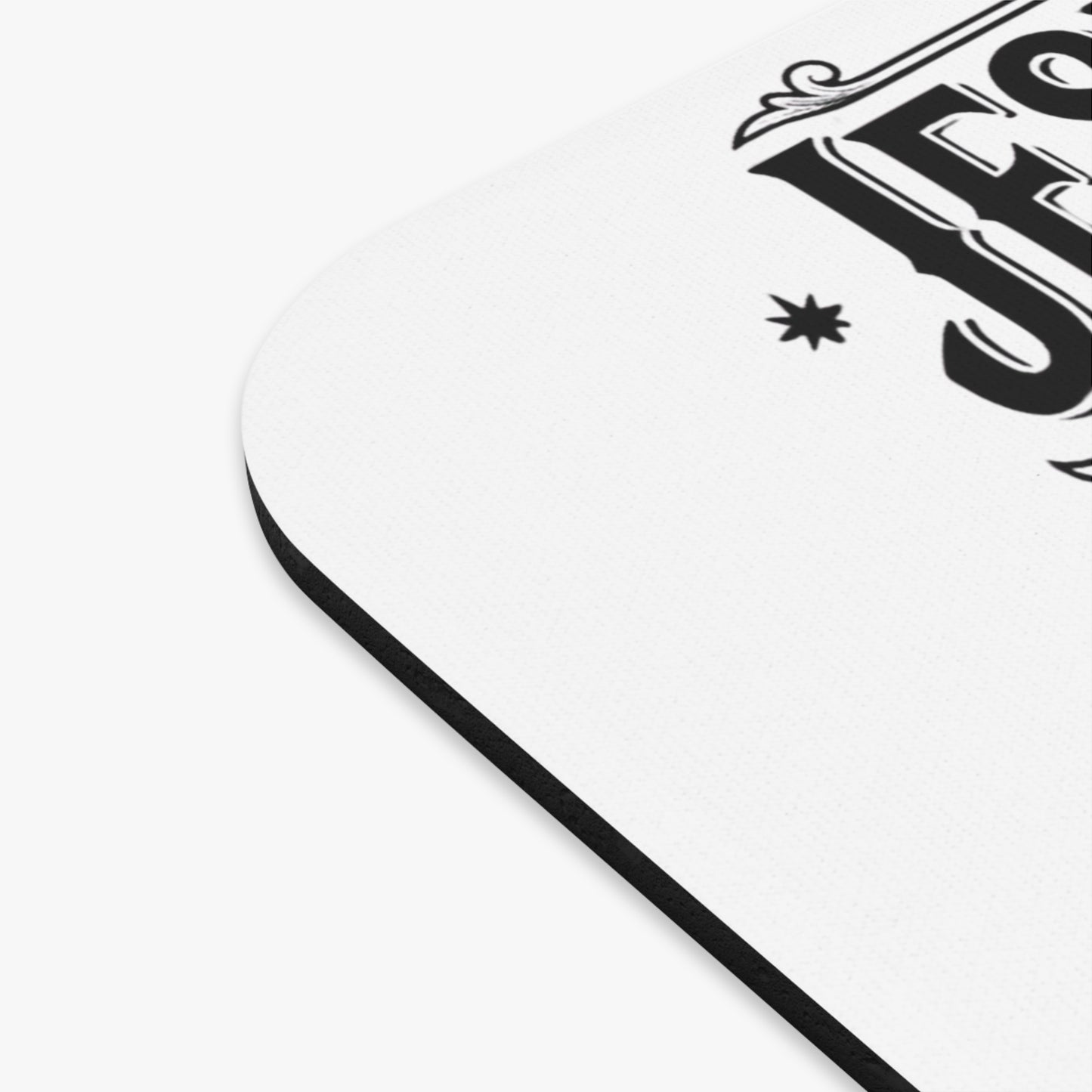 Jesus Is King Mouse Pad — Religious Christian Desk Mousepad, 'King of Kings and Lord of Lords' Design
