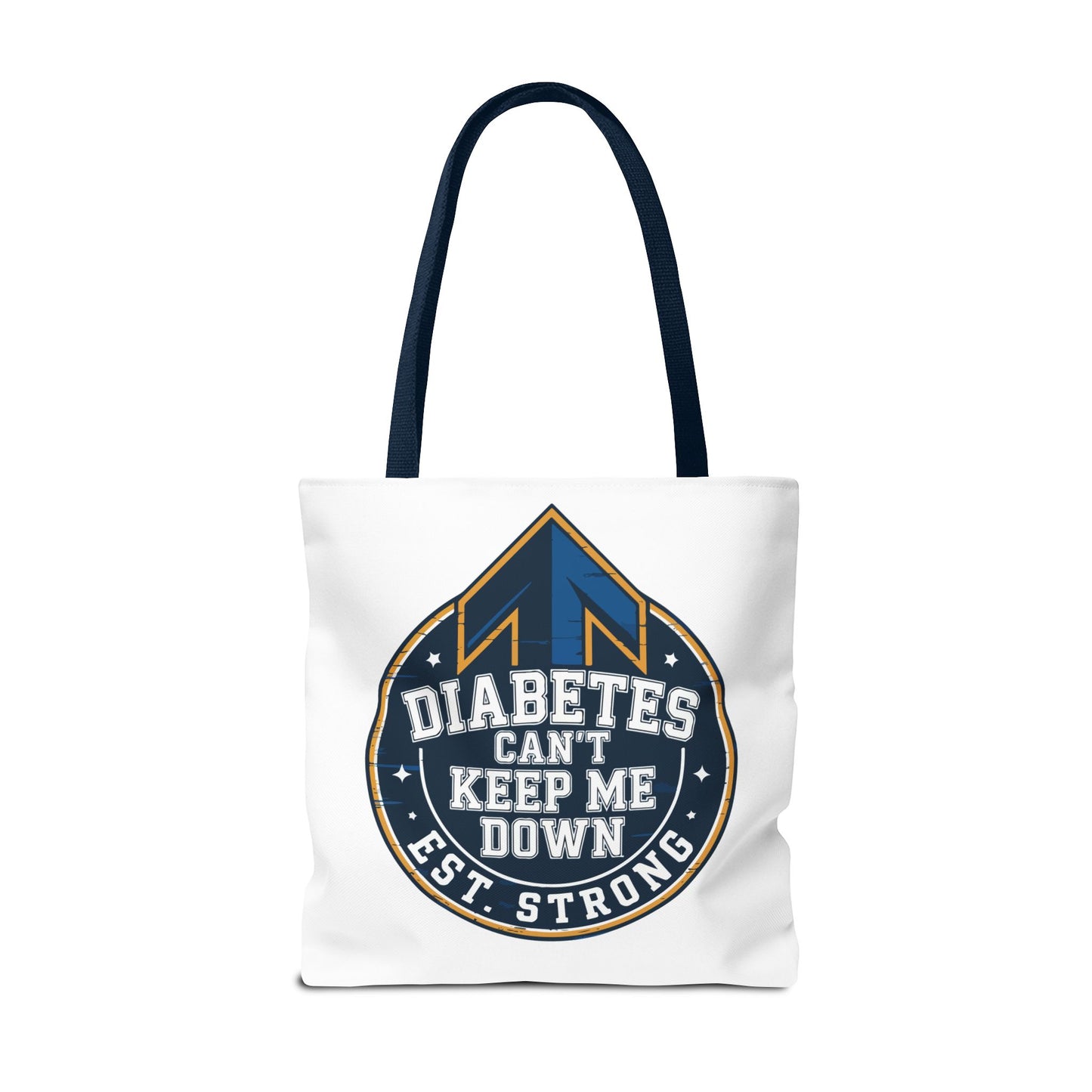 Diabetes Can't Keep Me Down Tote Bag — Inspirational Diabetes Awareness Shopper