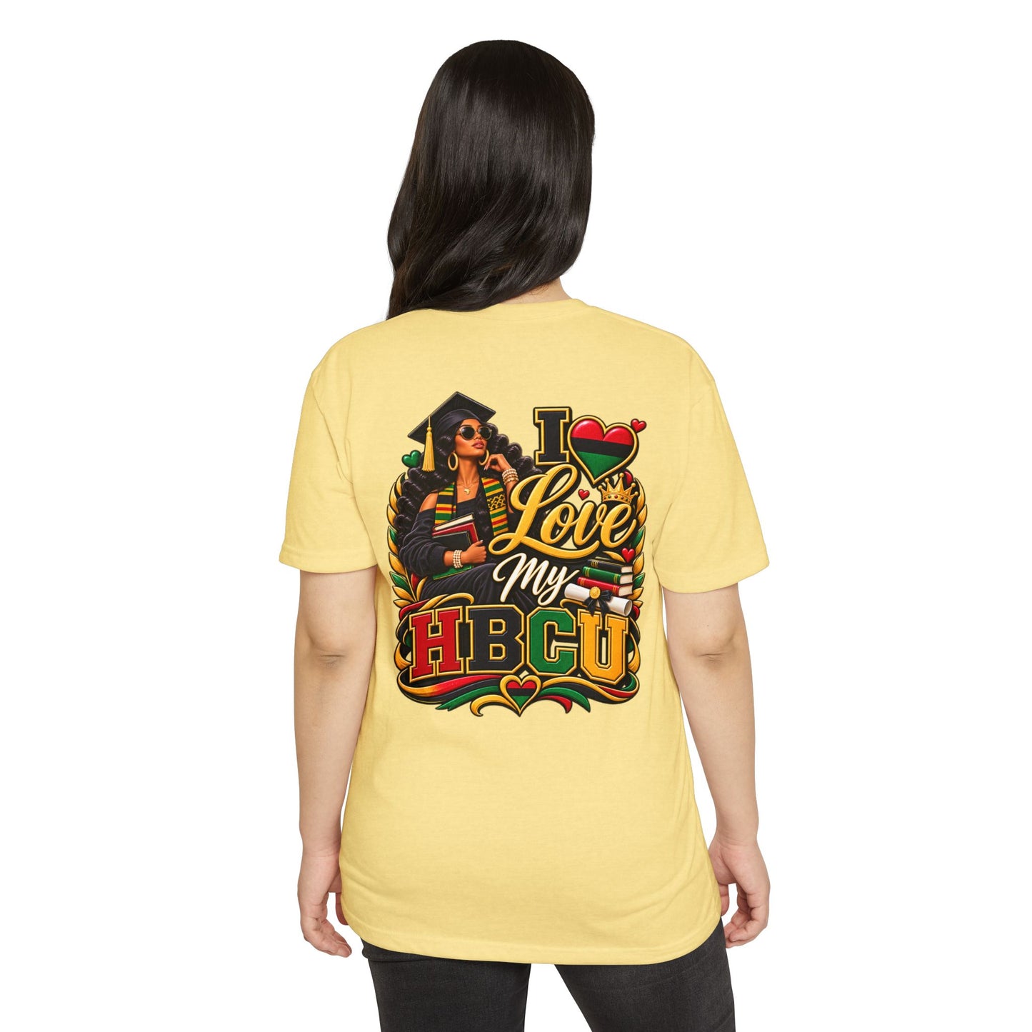 I Love My HBCU T-Shirt — Black Graduate Pride Graphic Tee