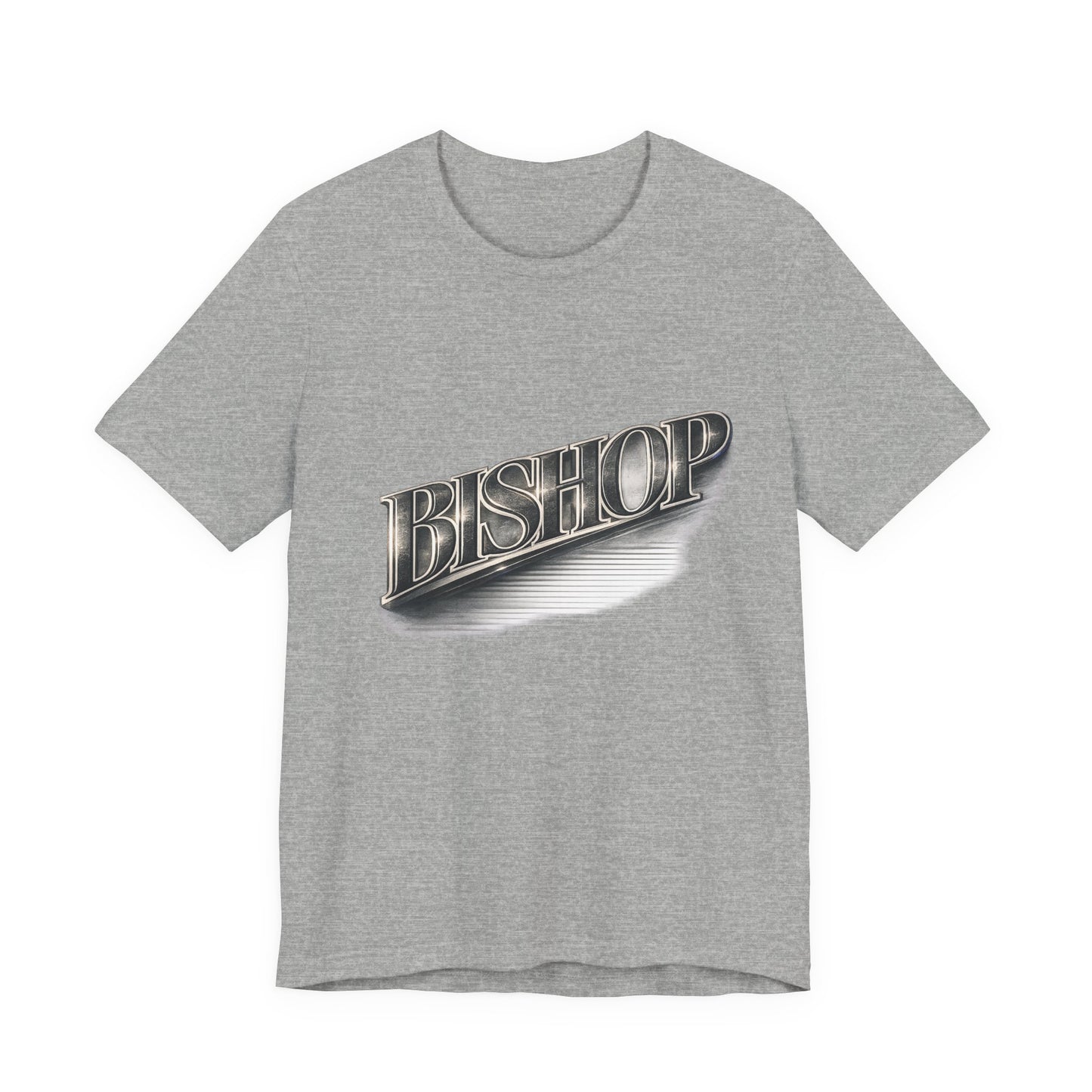 Bishop Retro Chrome Logo T‑Shirt