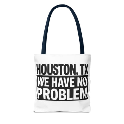 Houston TX Tote Bag — 'We Have No Problem' Graphic Market Tote