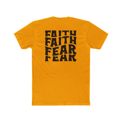Faith Over Fear T‑Shirt — Bold Retro Typography Spiritual Tee