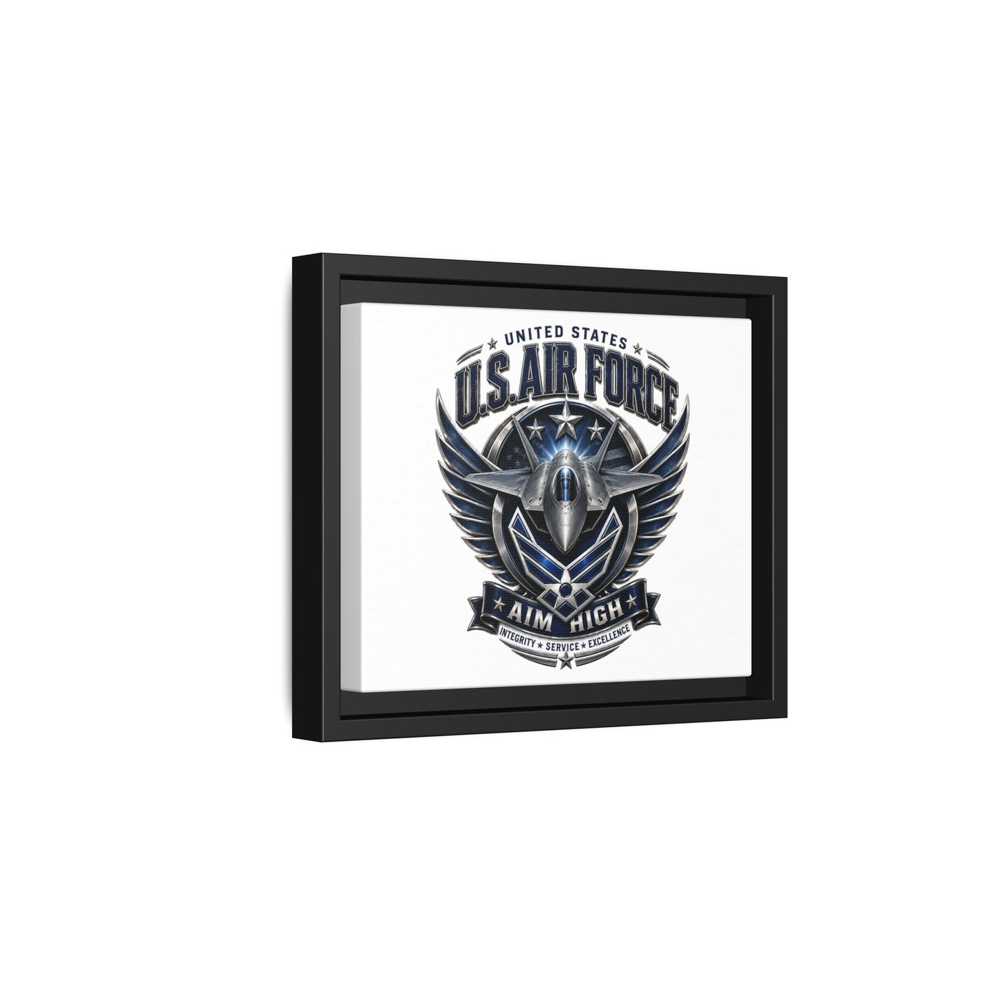 U.S. Air Force 'Aim High' Framed Canvas Print