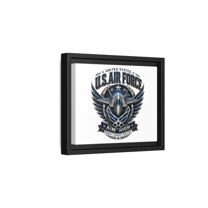 U.S. Air Force 'Aim High' Framed Canvas Print