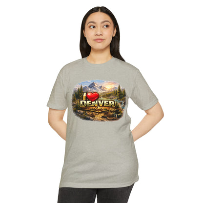 I  Denver Scenic Tee — Colorado Mountains & River Souvenir T-Shirt