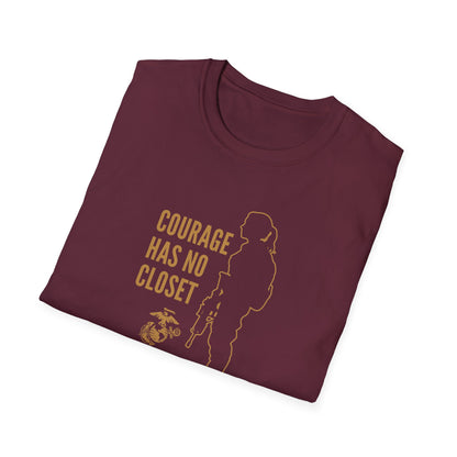 US Marines “Courage Has No Closet” T-Shirt
