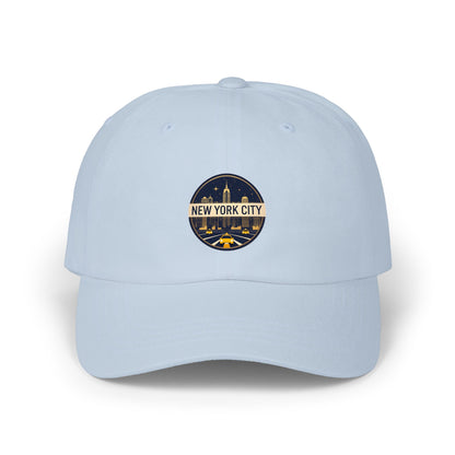 New York City Embroidered Dad Cap — NYC Skyline Patch Hat