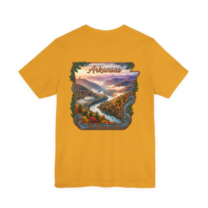 Arkansas Scenic River Tee — The Natural State Retro Landscape T-Shirt