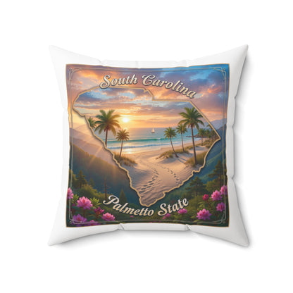 Spun Polyester Square Pillow