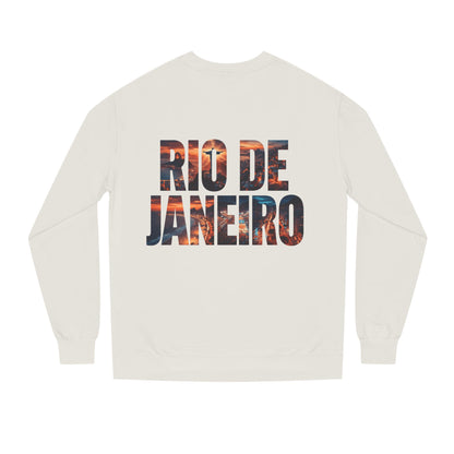 Rio de Janeiro Graphic Sweatshirt — Sunset Typography Travel Crewneck