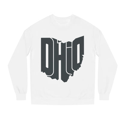 Ohio State Outline Crewneck Sweatshirt — Bold 'OHIO' Map Graphic