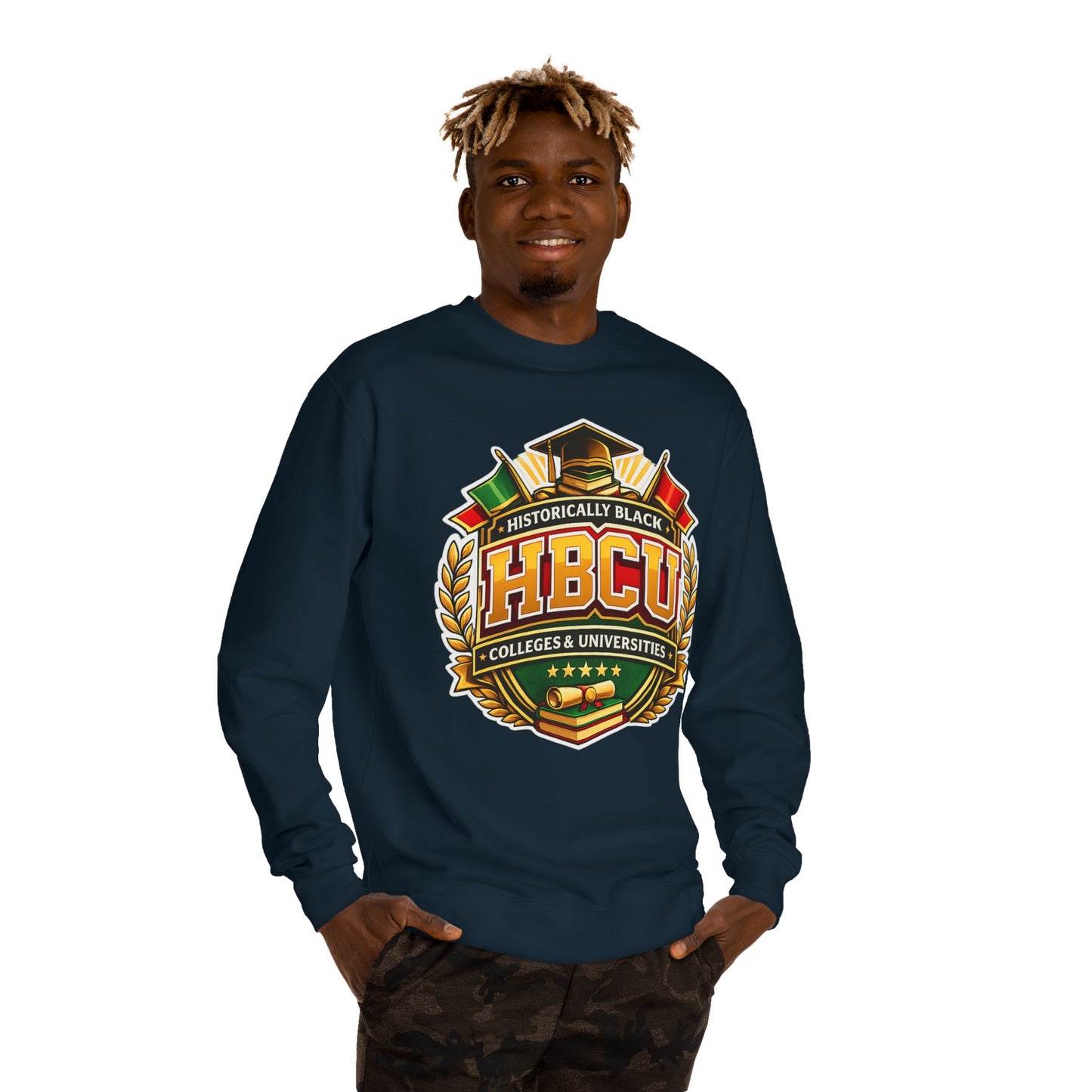 HBCU Crest Sweatshirt — Historically Black Colleges & Universities Crewneck