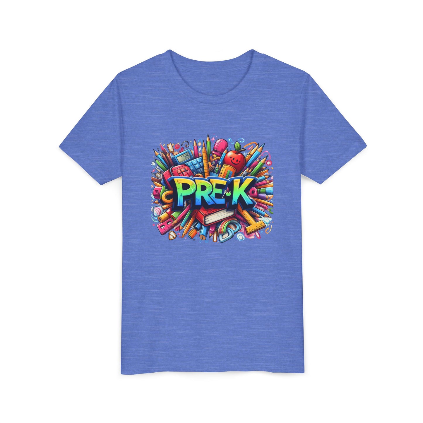 PRE-K Kids Tee — Colorful Back-to-School Pre-K Shirt for Preschoolers