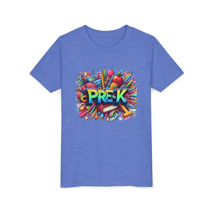PRE-K Kids Tee — Colorful Back-to-School Pre-K Shirt for Preschoolers