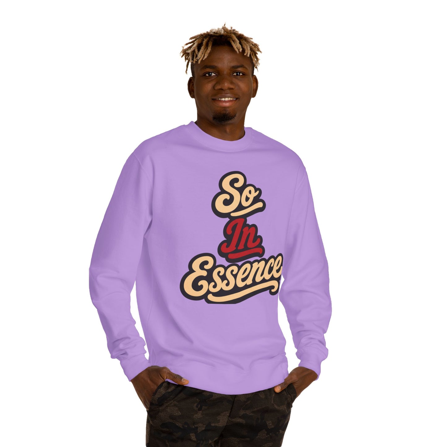 So In Essence Sweatshirt — Retro Script Graphic Crewneck